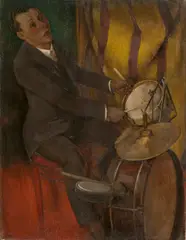 Harmen Meurs, Trommler, 1926, Öl auf Rupfen