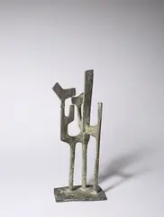 Otto Herbert Hajek, Räumliche Konstruktion 5, 1956, Bronze mit grüngrauer Patina