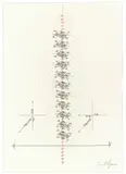 Jorinde Voigt, Akustische Impulse -Studie 1, 2007, Tinte und Bleistift auf Papier