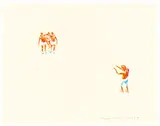 Norbert Bisky, knappe Sache, 2002, Aquarell auf Velin