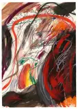 Walter Stöhrer, Wie es ist (Beckett), 1982, Mischtechnik auf Fabriano-Velin