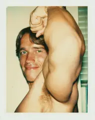 Arnold Schwarzenegger by Andy Warhol, 1977, Vintage. Polaroid. Unikat, sold Dec 2020