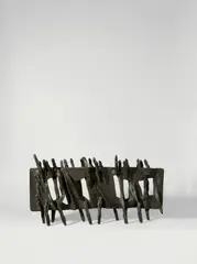 Ursula Sax, Bewohner einer großen Stadt, 1959, Eisen, geschweißt, mit schwarzer Patina