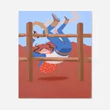 Victoria Nunley, I'm fine, everything's fine, 2022, acrylic on canvas