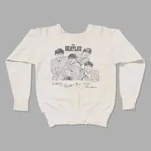 The Beatles, Vintage promotional sweatshirt, 1963, 100% cotton, single stitch