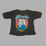 Blondie, Vintage t-shirt, cotton or cotton-blend, single stitch