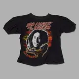 Bob Marley and the Wailers, Uprising 1980 US tour vintage t-shirt, cotton or cotton-blend, single stitch