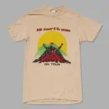 Bob Marley and the Wailers, Uprising 1980 tour vintage t-shirt, poly-blend, single stitch