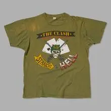 The Clash, Out of Control 1984 tour vintage t-shirt, 100% cotton, single stitch