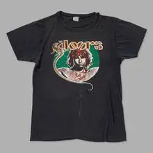 Vintage t-shirt by The Doors, poly-blend, single stitch, sold Sep 2025