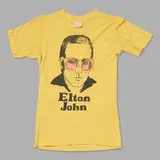 Elton John, Vintage t-shirt, 100% cotton, single stitch