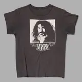 Frank Zappa, 1978 Buffalo New York vintage t-shirt, cotton or cotton-blend, single stitch