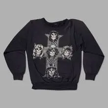 Guns N' Roses, Vintage sweatshirt, cotton or cotton-blend, single stitch