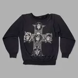 Guns N' Roses, Vintage sweatshirt, cotton or cotton-blend, single stitch