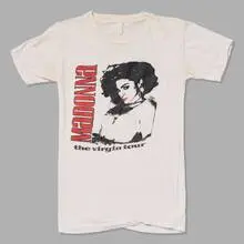 Madonna, The Virgin Tour 1985 US tour vintage t-shirt, cotton or cotton-blend, single stitch