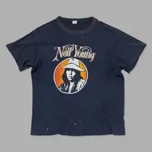 Neil Young, Vintage t-shirt, 100% cotton, single stitch