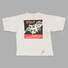 N.W.A, Straight Outta Compton vintage t-shirt, cotton or cotton-blend, single stitch