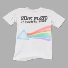 Pink Floyd, 1977 Summer tour vintage t-shirt, 100% cotton, single stitch
