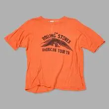 The Rolling Stones, 1978 USA tour vintage t-shirt, 100% cotton, single stitch