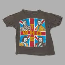The Who, Long Live Rock 1979 tour vintage t-shirt, cotton or cotton-blend, single stitch