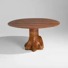 Wendell Castle, Early dining table, 1978, laminated and sculpted cherry