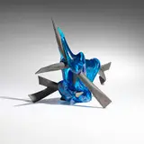 Claire Falkenstein, Untitled (Fusion), c. 1975, brazed copper and fused glass