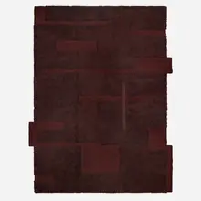 Edward Fields, Sculpted pile carpet, c. 1990, hand-knotted wool