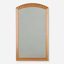 Richard Scott Newman, Wall-hanging mirror, 1987, cherry, ebony, mirrored glass
