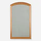 Richard Scott Newman, Wall-hanging mirror, 1987, cherry, ebony, mirrored glass