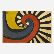 Alexander Calder, Swirl tapestry, 1974, hand-woven maguey fiber