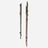 Albert Paley, Door handles for Peter Joseph's arbitrage firm, 1994, forged and fabricated steel