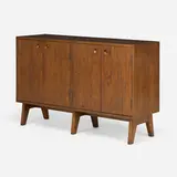 Cabinet from the Administrative Buildings, Chandigarh by Pierre Jeanneret, c. 1957-58, teak, sold Jan 2026