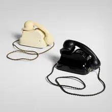 Siemens, Trommelwähler (drum dialer) telephones, set of two, c. 1955, Bakelite, melamine