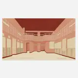 Winold Reiss, Lugene Inc. 604 Madison Ave. NYC interior rendering