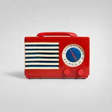 Norman Bel Geddes, Patriot radio, 1939, Catalin, plastic