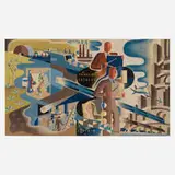 Leo Rackow, Packaging Catalogue cover illustration, 1940, gouache on board