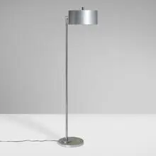 Modern, Floor lamp, c. 1935, aluminum
