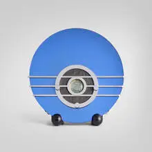 Bluebird radio, model 566 by Walter Dorwin Teague, c. 1935, blue Tufflex mirrored glass, chrome-plated steel, painted wood, Bakelite, sold Apr 2026