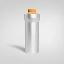 Peter Schulbohm, Fahrenheitor cocktail shaker, 1940, aluminum, cork