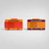 Commander radios model 6AU-1, set of two by Garod Radio Corporation, 1946, Catalin, plastic, sold Apr 2026
