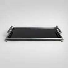 Frantz Industries, Aero Art DC3 handled tray, c. 1930, Micarta, aluminum