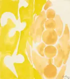 Ohne Titel by Ernst Wilhelm Nay, 1966, Aquarell auf Karton, sold Nov 2010
