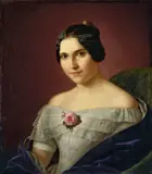 Adolf Henning, Johanna von Neumann, 1846, Öl auf Leinwand