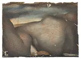 Kullen by Horst Janssen, 1971, Bleistift, Farbstift und braune Kreide auf Bütten, sold Nov 2012