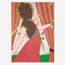 James Gobel, Everything is placed just so, 2005, felt, yarn, thread and acrylic on canvas