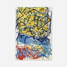 Harold Schlotzhauer, Unique Structure, 2002, acrylic on paper