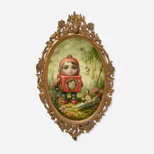 Mark Ryden, Princess Sputnik, 2004, inkjet on canvas in artist's frame