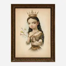 Mark Ryden, Regina Gloriae Naturae, 2007, giclée print in artist's frame