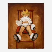 Kim Dingle, Untitled (Milk), 2007, oil on canvas