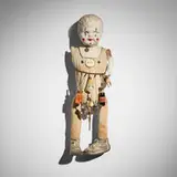Jack Howe, Clown of Creation, 2002, fabric, glass, plaster, steel wire